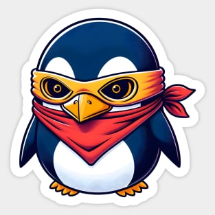 Penguin thief Sticker